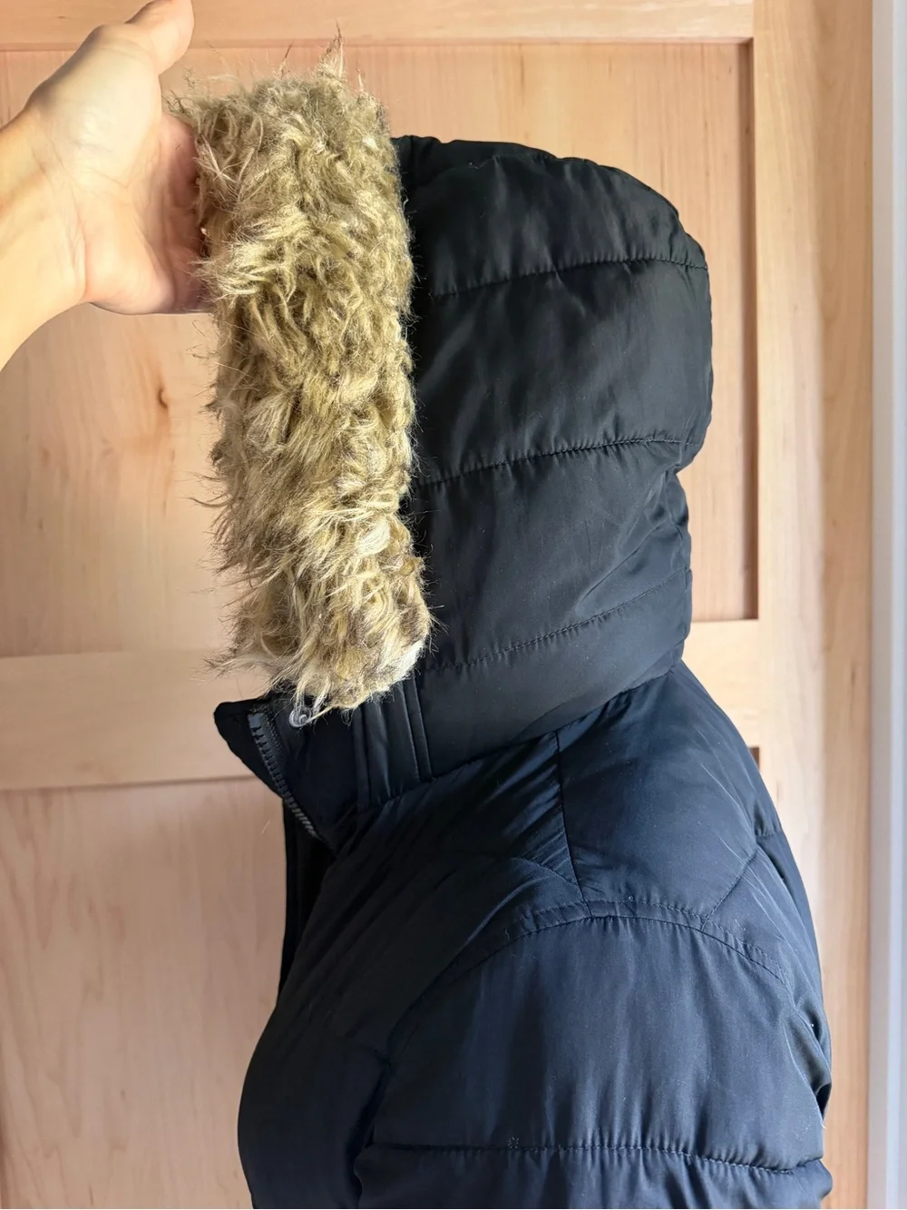 Abercrombie kids quilted winter puffer coat | size 9/10